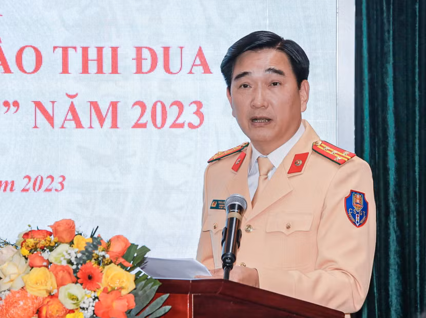 Đại tá Trần Đình Nghĩa - Trưởng Phòng Cảnh sát giao thông, đơn vị Cụm trưởng Đại tá Trần Đình Nghĩa - Trưởng Phòng Cảnh sát giao thông, đơn vị Cụm trưởng