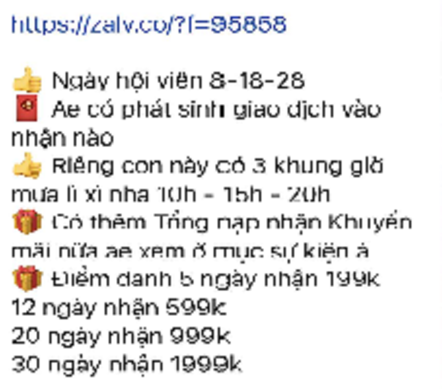 Cẩn trọng với các thông tin mời gọi đầu tư trên mạng