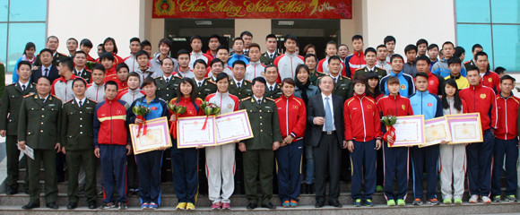 Tuyên dương VĐV xuất sắc của Bộ Công an ảnh 3 Tuyên dương VĐV xuất sắc của Bộ Công an ảnh 3