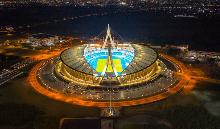 Sân vận động quốc gia Morodok Techo - nơi diễn ra lễ khai mạc, bế mạc SEA Games 32