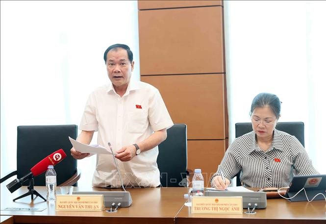 Đại biểu Nguyễn Văn Thuận (đoàn Cần Thơ) phát biểu thảo luận (Ảnh: TTXVN) Đại biểu Nguyễn Văn Thuận (đoàn Cần Thơ) phát biểu thảo luận (Ảnh: TTXVN)