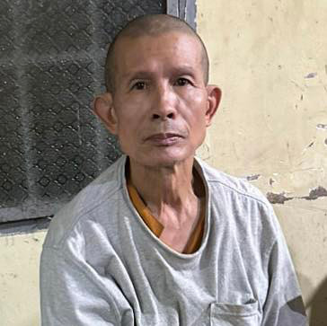 Đối tượng Dương Quyến cạo đầu, xuống tóc nương nhờ cửa Phật để trốn lệnh truy nã