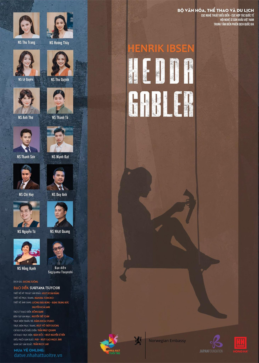 Poster vở kịch nói "Hedda Gabler"