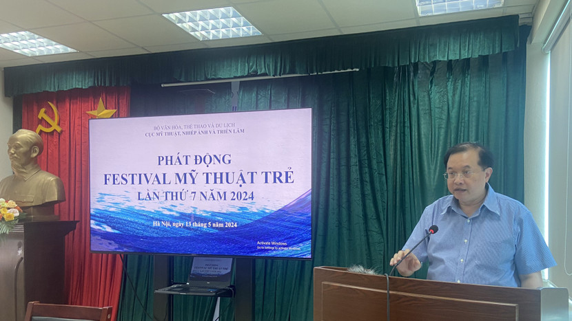 Thứ trưởng Bộ Văn hóa, Thể thao và Du lịch Tạ Quang Đông phát biểu tại lễ phát động.