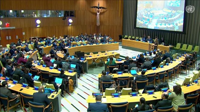 Hội nghị lần thứ ba của các nước thành viên Hiệp ước cấm vũ khí hạt nhân (TPNW) Hội nghị lần thứ ba của các nước thành viên Hiệp ước cấm vũ khí hạt nhân (TPNW)