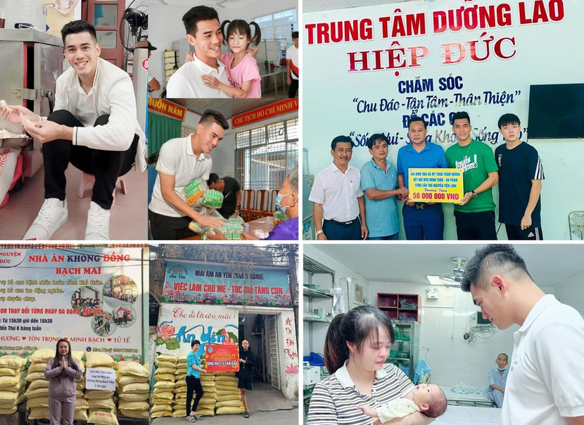 Tiến Linh hạnh phúc khi được sẻ chia, giúp đỡ những hoàn cảnh khó khăn Tiến Linh hạnh phúc khi được sẻ chia, giúp đỡ những hoàn cảnh khó khăn