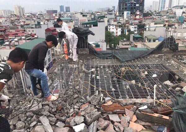 Xử lý “cắt ngọn” một công trình vi phạm trật tự xây dựng ở Hà Nội Xử lý “cắt ngọn” một công trình vi phạm trật tự xây dựng ở Hà Nội