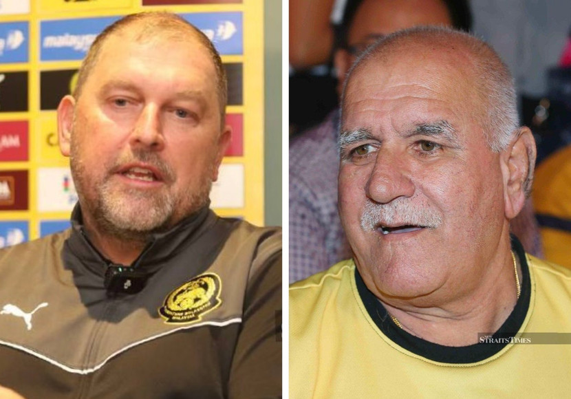 Cựu danh thủ Datuk Santokh Singh (phải) và đương kim HLV đội tuyển Peter Cklamovski đấu khẩu quyết liệt về vấn đề "nguồn lực ngoại quốc" đang lấn át "nội lực" ở đội tuyển Malaysia Cựu danh thủ Datuk Santokh Singh (phải) và đương kim HLV đội tuyển Peter Cklamovski đấu khẩu quyết liệt về vấn đề "nguồn lực ngoại quốc" đang lấn át "nội lực" ở đội tuyển Malaysia