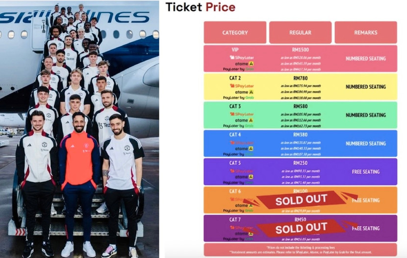 Sau 40 ngày mở bán, chỉ 2 mệnh giá rẻ được bán hết, 5 mệnh vé còn lại vẫn đang ế dù trận Man Utd - Các ngôi sao Đông Nam Á sắp lăn bóng