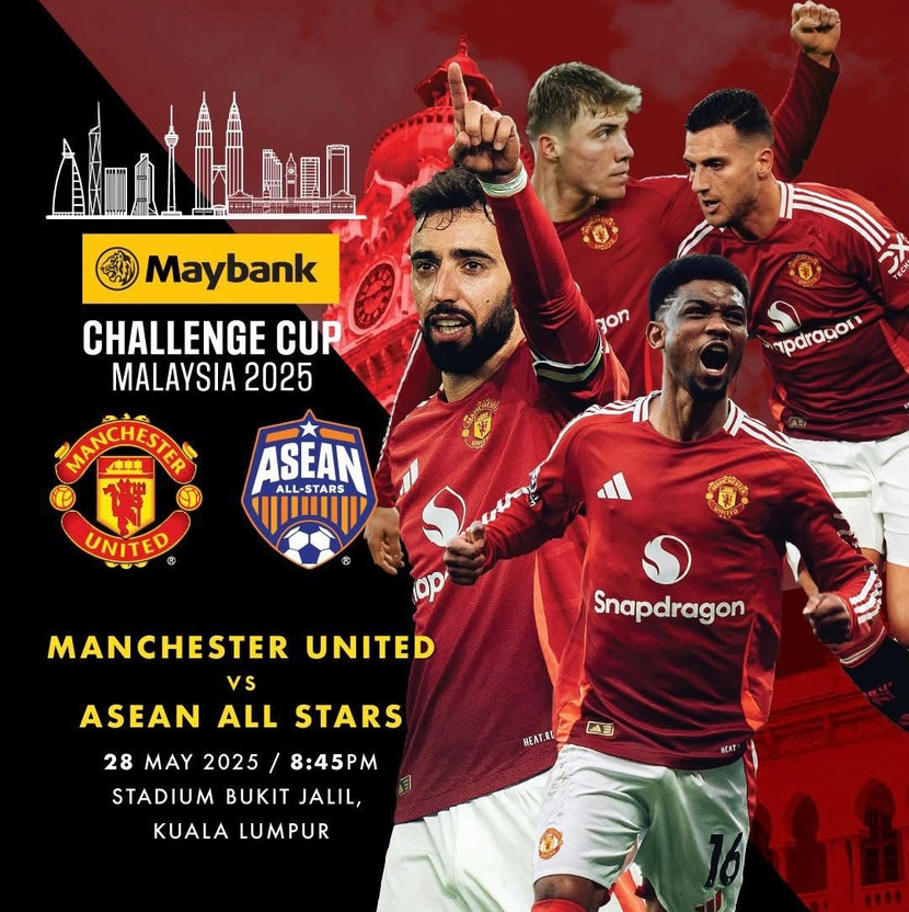 Manchester dự kiến cử đội hình mạnh nhất đấu Các ngôi sao Đông Nam Á