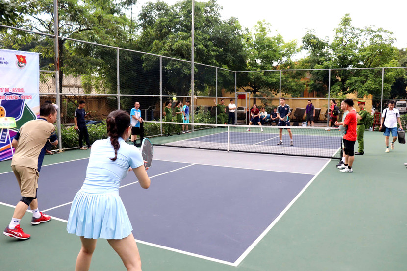 Các trận đấu Pickleball sôi nổi diễn ra Các trận đấu Pickleball sôi nổi diễn ra