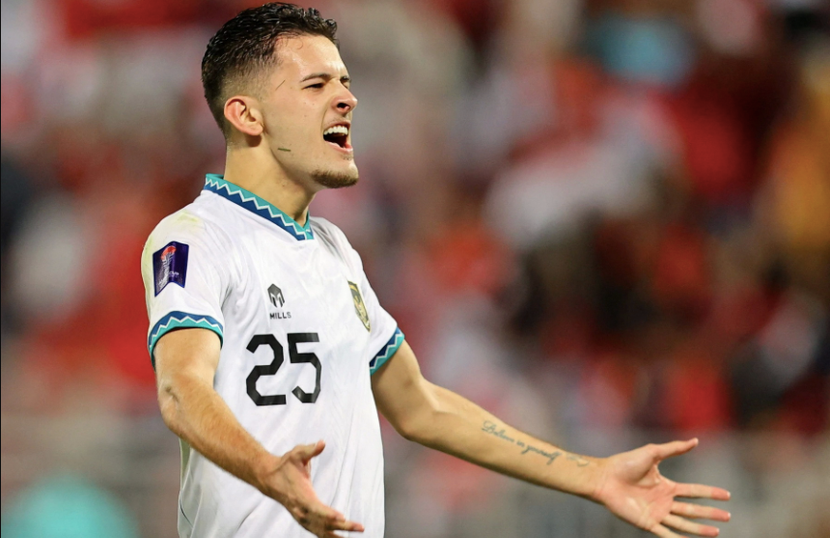 Justin Hubner không được lên tuyển U23 Indonesia dự giải châu Á