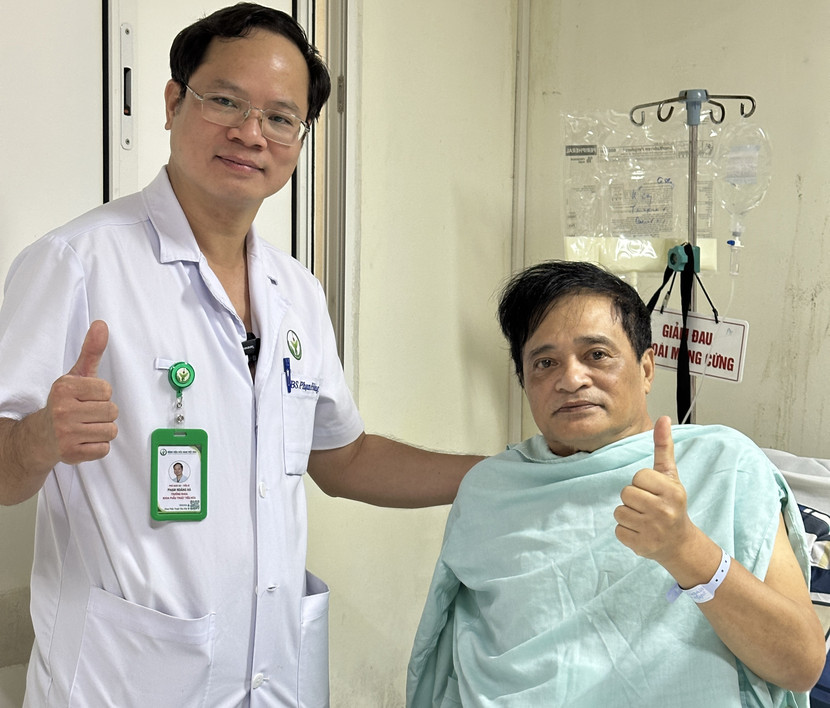 Sau phẫu thuật, bệnh nhân hồi phục nhanh