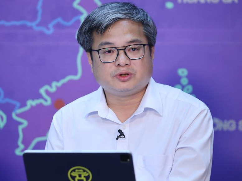 Phó Chủ tịch UBND TP Hà Nội Trương Việt Dũng tại buổi tọa đàm (Ảnh VGP)