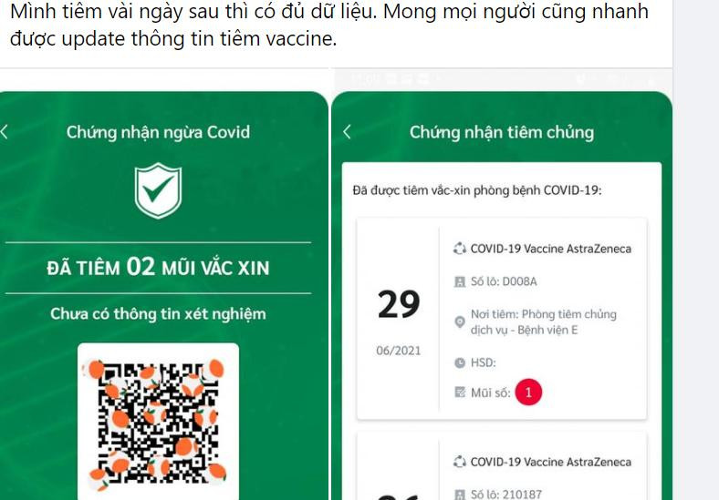 Không phải ai đã tiêm đủ 2 mũi vaccine phòng Covid-19 sẽ có ngay thẻ xanh"