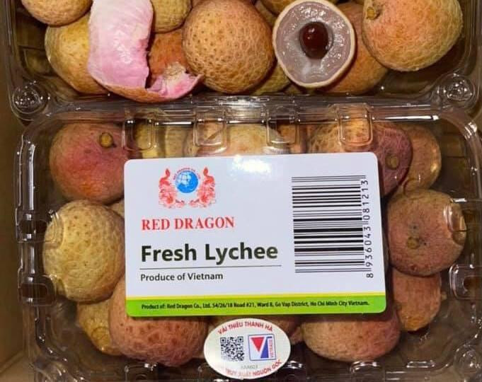 Vải thiều Việt Nam tại siêu thị Singapore từ đầu tháng 6-2021 Vải thiều Việt Nam tại siêu thị Singapore từ đầu tháng 6-2021