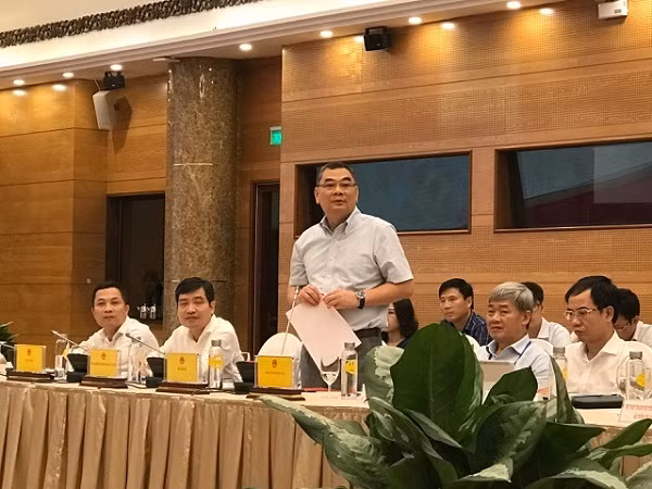 Thiếu tướng Tô Ân Xô tại buổi họp báo Chính phủ chiều 2-10