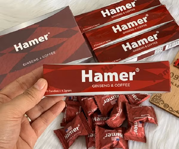 Sản phẩm kẹo sâm Hamer