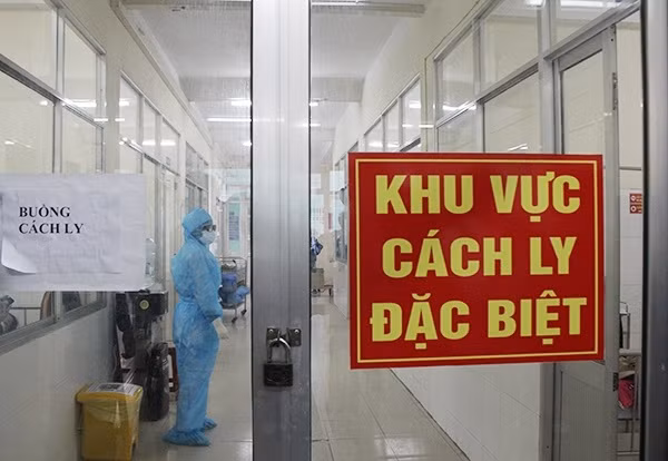 Khu vực cách ly điều trị bệnh nhân Covid-19 tại bệnh viện