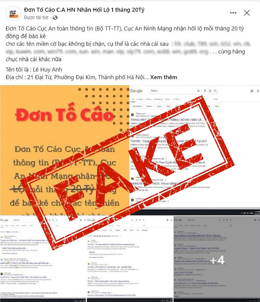 Thông tin giả mạo, xấu độc lan truyền trên mạng, người dân cần cảnh giác