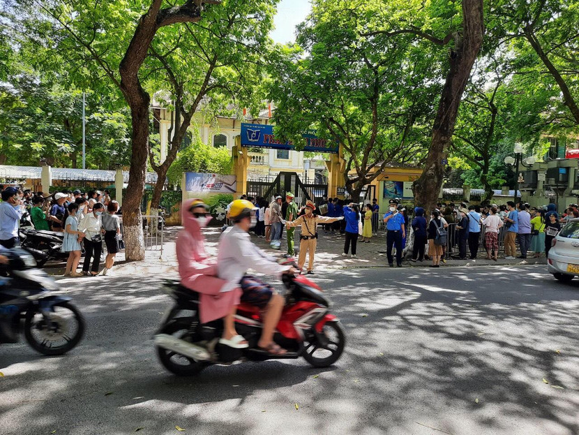 Tại điểm thi trường THPT Phan Đình Phùng