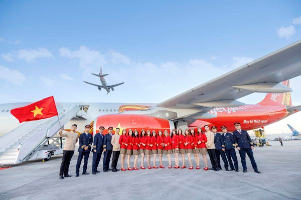 Vietjet hiện có hơn 9.000 nhân sự đến từ 66 quốc gia và vùng lãnh thổ