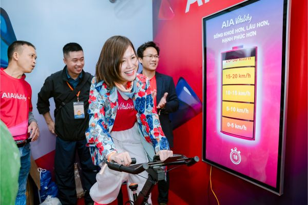 Khu vực trải nghiệm của AIA Vitality Khu vực trải nghiệm của AIA Vitality