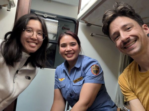 Hành khách gửi lời cảm ơn nhân viên đường sắt trên trang cá nhân của mình