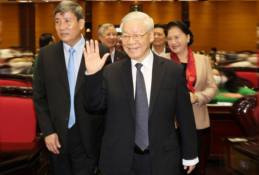 Tổng Bí thư, Chủ tịch nước Nguyễn Phú Trọng đến dự Hội nghị