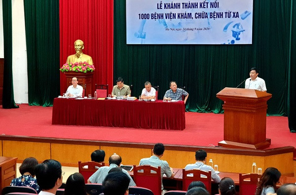 Quang cảnh buổi họp báo tại Bộ Y tế