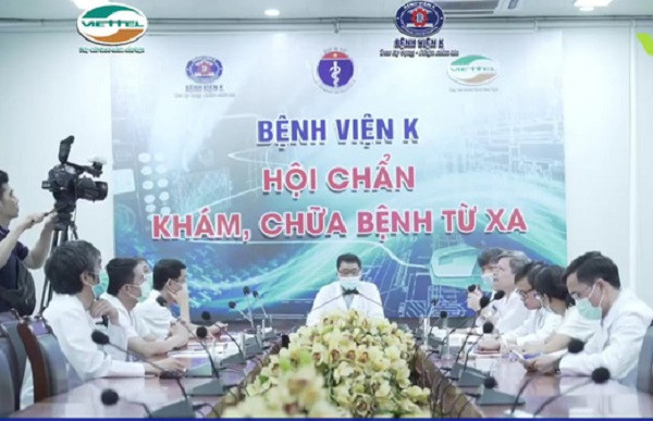 Bệnh viện K hội chẩn khám, chữa bệnh từ xa tư vấn điều trị cho bệnh viện tuyến dưới