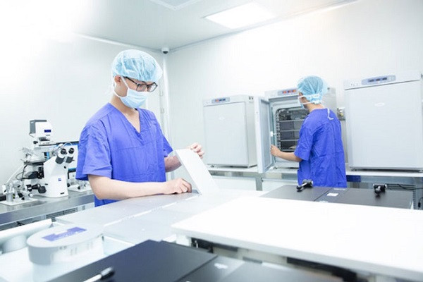 Phòng Lab IVF - hỗ trợ sinh sản thuộc Trung tâm Kỹ thuật cao của Bệnh viện Đa khoa Hà Nội