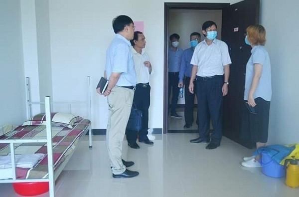 Lãnh đạo Sở Y tế Hà Nội kiểm tra công tác cách ly tập trung cho các chuyên gia nước ngoài
