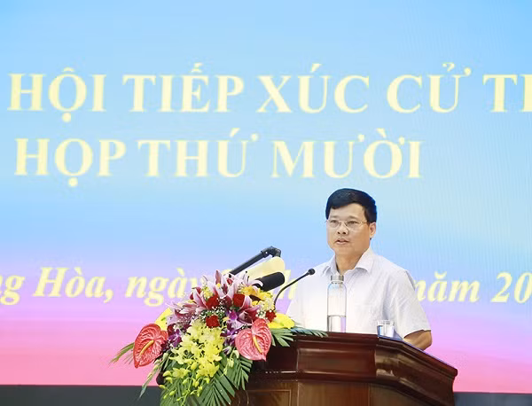 Phó Chủ tịch UBND TP Hà Nội Ngô Văn Quý trả lời cử tri