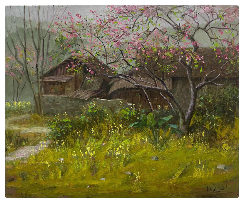 Tác phẩm của họa sĩ Lê Thế Anh