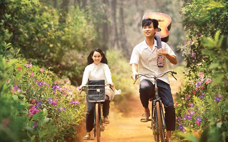 Một cảnh trong bộ phim "Mắt biếc"