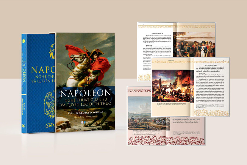Cuốn "Napoleon - Nghệ thuật quân sự và quyền lực đích thực" là 1 trong 5 cuốn sách của "Bộ sách sang trọng"