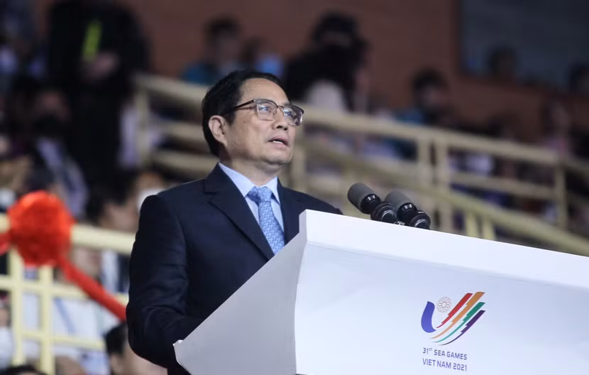 Thủ tướng Phạm Minh Chính phát biểu bế mạc SEA Games 31 (Ảnh: Bùi Lượng) Thủ tướng Phạm Minh Chính phát biểu bế mạc SEA Games 31 (Ảnh: Bùi Lượng)