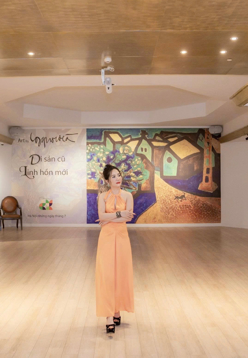 Con gái cố họa sĩ Công Quốc Hà, Công Nữ Hoàng Anh.