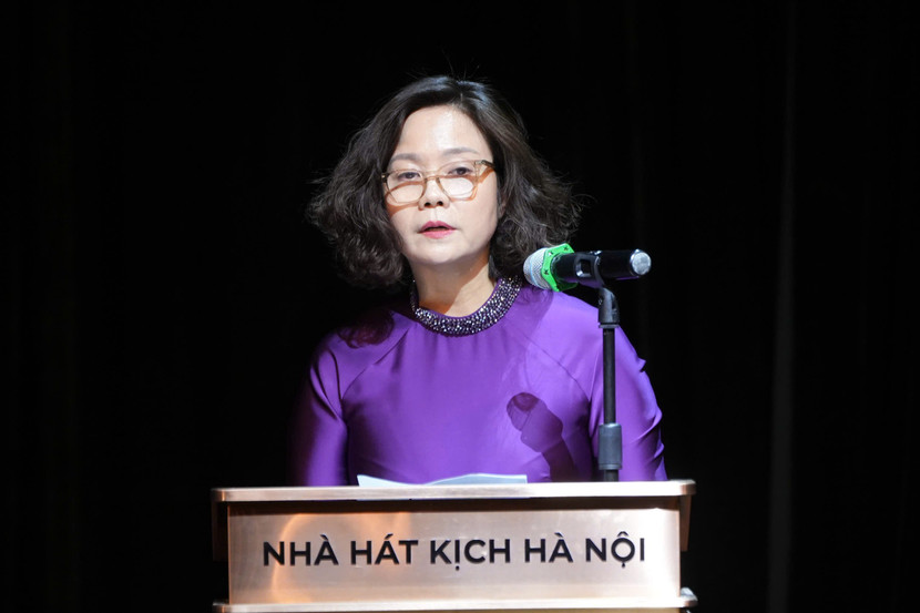 Phó Giám đốc Sở VHTT Hà Nội Lê Thị Ánh Mai phát biểu Phó Giám đốc Sở VHTT Hà Nội Lê Thị Ánh Mai phát biểu