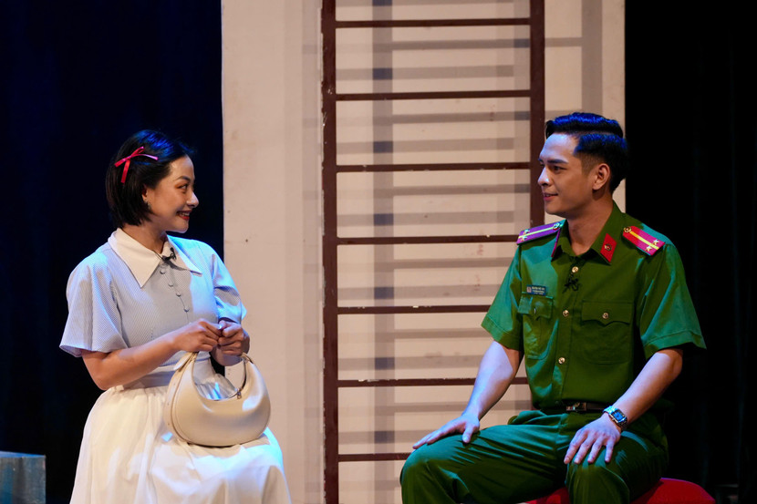 Vở diễn được xây dựng từ thực tiễn hoạt động của lực lượng Công an Vở diễn được xây dựng từ thực tiễn hoạt động của lực lượng Công an