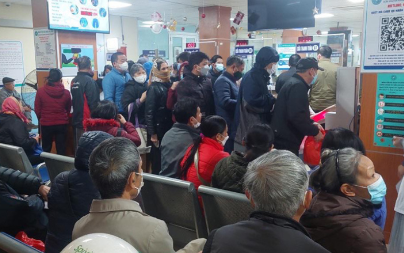 Lượng bệnh nhân nhập viện sau Tết tăng cao Lượng bệnh nhân nhập viện sau Tết tăng cao