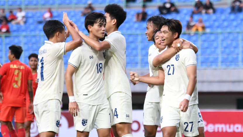U19 Thái Lan thắng đối thủ cạnh tranh trực tiếp là U19 Myanmar 3-0