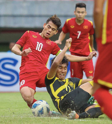 U19 Việt Nam (áo đỏ) xem giải Đông Nam Á là trải nghiệm quý giá cho vòng loại U20 châu Á vào tháng 9 tới