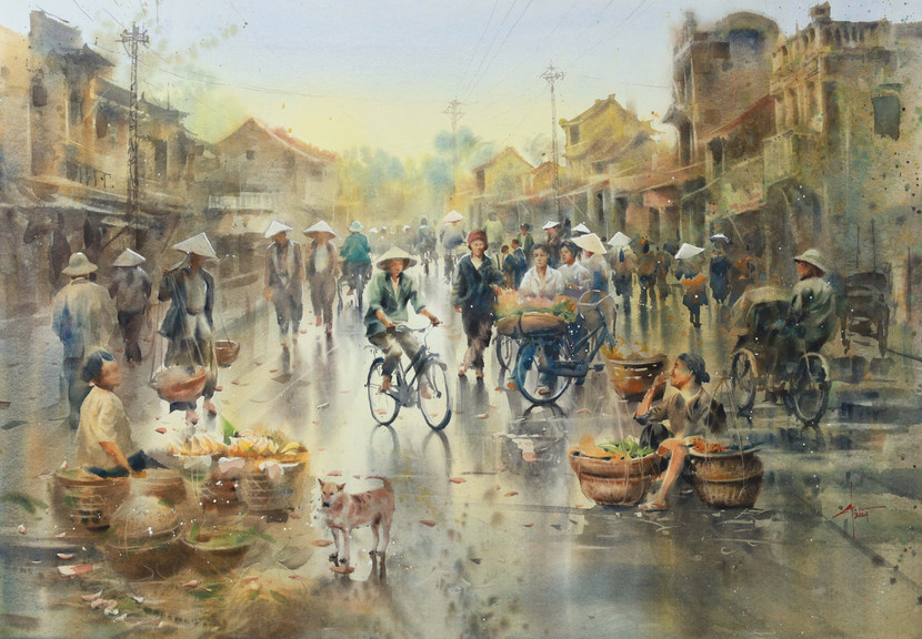 Tác phẩm của họa sĩ Đoàn Quốc Tác phẩm của họa sĩ Đoàn Quốc