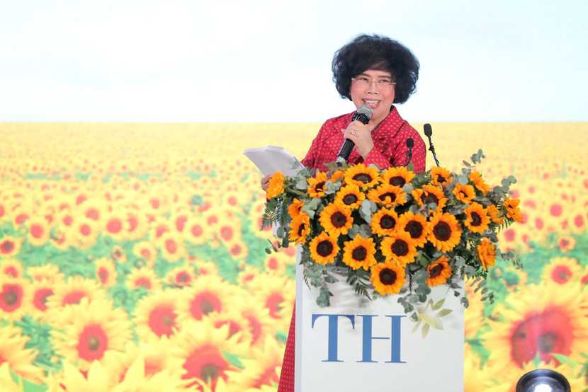 Bà Thái Hương, Nhà Sáng lập- Chủ tịch Hội đồng chiến lược Tập đoàn TH phát biểu tham luận
