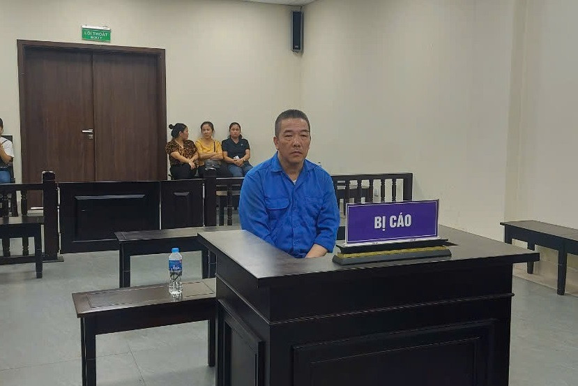 Vũ Ngọc Linh bi đưa ra xét xử tại phiên tòa.