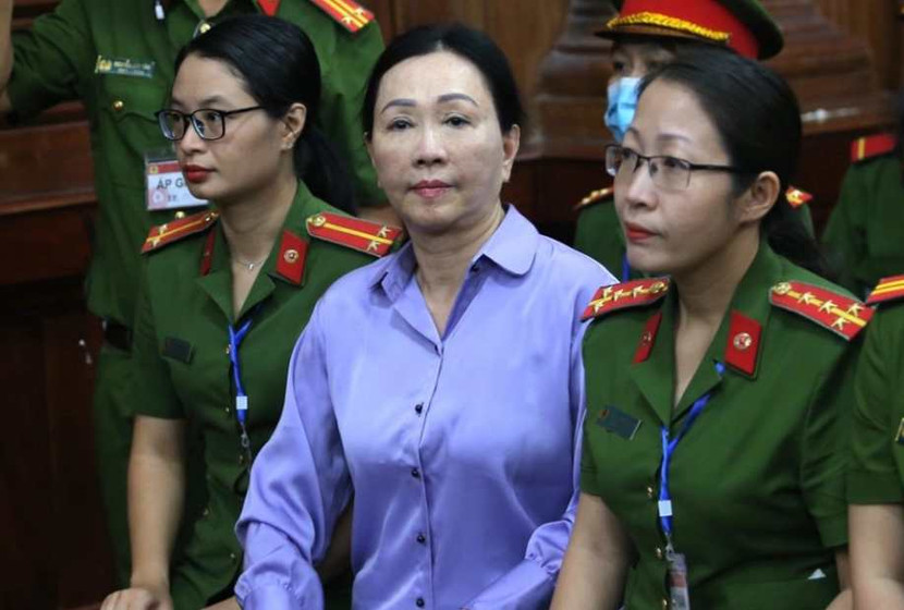 Bị cáo Trương Mỹ Lan (Chủ tịch Vạn Thịnh Phát) trong ngày thứ 3 xét xử vụ án.