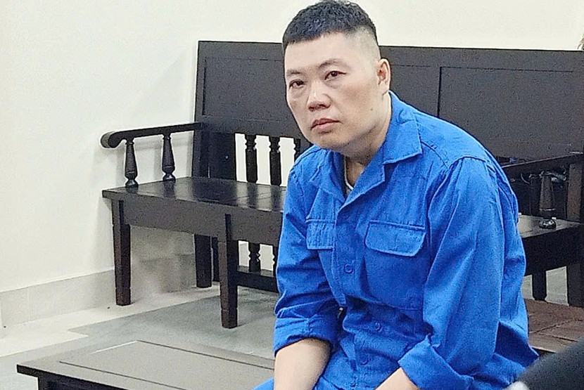 Trương Hùng Tiệp bị đưa ra xét xử tại phiên tòa.