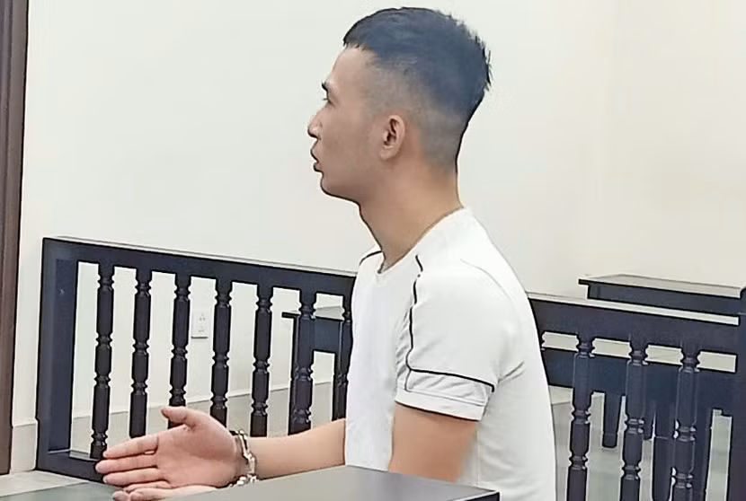 Bị cáo Nguyễn Thành Nam tại phiên tòa.